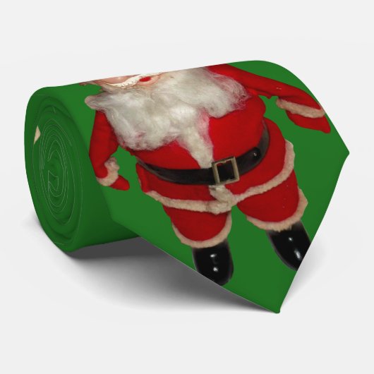 Creepy Santa kerstStropdas Stropdas (Opgerold)