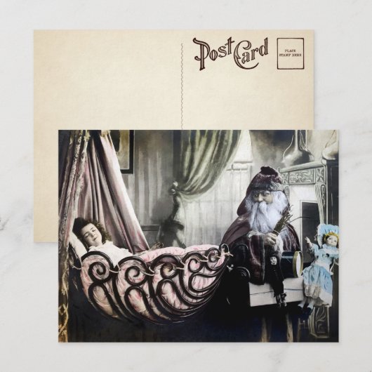  Creepy Santa Photo Briefkaart (Voorkant / Achterkant)