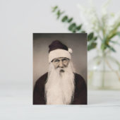 Creepy Santa Photo Briefkaart (Staand voorkant)