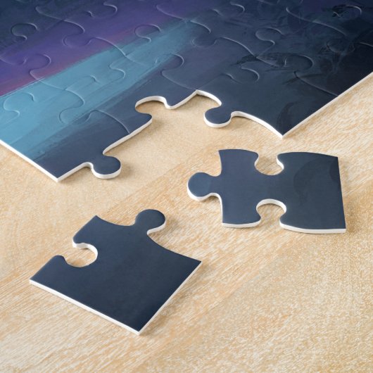 Creepy Santa puzzle Legpuzzel (Zijkant)