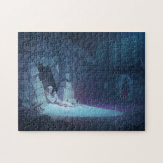 Creepy Santa puzzle Legpuzzel