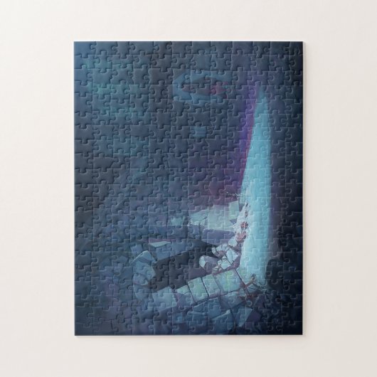 Creepy Santa puzzle Legpuzzel (Verticaal)