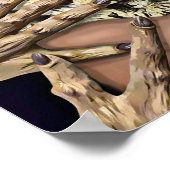 Creepy Scarecrow Woman Horror Original Art Poster (Hoek)