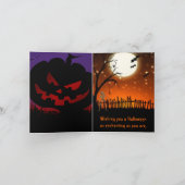 Creepy & Scary Halloween Kaart (Binnen)