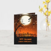 Creepy & Scary Halloween Kaart (Gele Bloem)