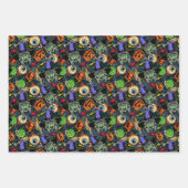Creepy Scary Halloween Spooky Inpakpapier Vel (Voorkant)