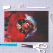 Creepy Scary Killer Clown Halloween Gift Wrap Tissuepapier (Craft)