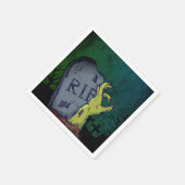 Creepy Scary Zombie Hand Grave Halloween Party Servet (Hoek)