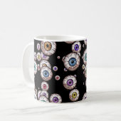 Creepy Scattered Eyeball - mok (Voorkant links)