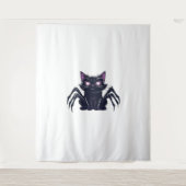 Creepy Schattige Cat – Spider Legs & Heart Eyes Ov Wandkleed (Voorkant)