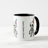 "Creepy-Schattige decor" Mok (Voorkant rechts)