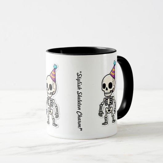 "Creepy-Schattige decor" Mok (Voorkant rechts)