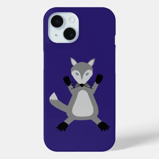 Creepy Schattige Halloween Wolf Case-Mate iPhone Case (Achterkant)