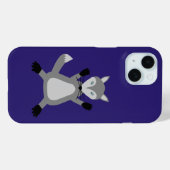 Creepy Schattige Halloween Wolf Case-Mate iPhone Case (Achterkant (horizontaal))