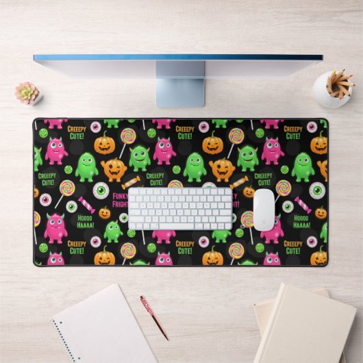 "Creepy Schattige" Monsters en Halloween Fun Seaml Bureaumat (Kantoor 1)