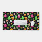 "Creepy Schattige" Monsters en Halloween Fun Seaml Bureaumat (Keyboard & Muis)