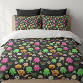 "Creepy Schattige" Monsters en Halloween Fun Seaml Kussensloop