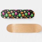 "Creepy Schattige" Monsters en Halloween Fun Seaml Persoonlijk Skateboard (Horizontaal)