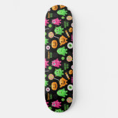 "Creepy Schattige" Monsters en Halloween Fun Seaml Persoonlijk Skateboard (Voorkant)