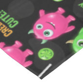 "Creepy Schattige" Monsters en Halloween Fun Seaml Tafelkleed (Gekanteld)