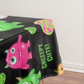 "Creepy Schattige" Monsters en Halloween Fun Seaml Tafelkleed (Voorbeeld)