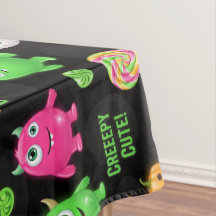 "Creepy Schattige" Monsters en Halloween Fun Seaml