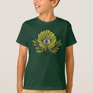 Creepy Schattige Plant Spring Green Fantasy Art T-shirt