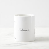 Creepy Schattigee Bat met Boek Macabre Art Custom Koffiemok (Center)