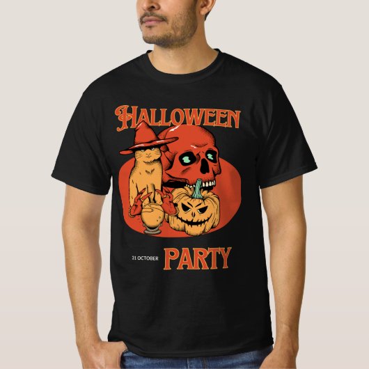 Creepy Schattigee esthetische T-shirt Spooky Schat (Voorkant)