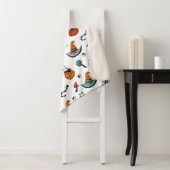 Creepy Schattigee Halloween Sherpa Blanket Sherpa Deken (In situ)