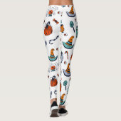 Creepy Schattigee Halloween Theme Leggings (Achterkant)