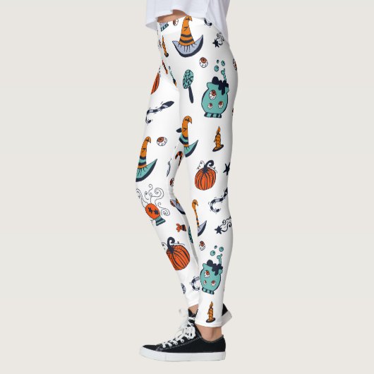 Creepy Schattigee Halloween Theme Leggings (Links)