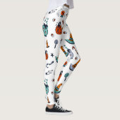Creepy Schattigee Halloween Theme Leggings (Rechts)