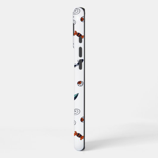 Creepy Schattigee Halloween Witte iPhone Case iPhone Hoesje (Linkerkant)