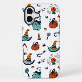Creepy Schattigee Halloween Witte iPhone Case iPhone Hoesje (Achterkant)