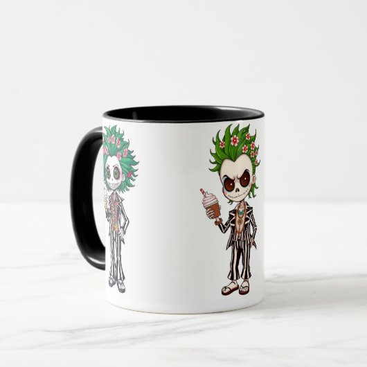 Creepy Schattigee Mokken met Gothic Island Vibes (Voorkant links)