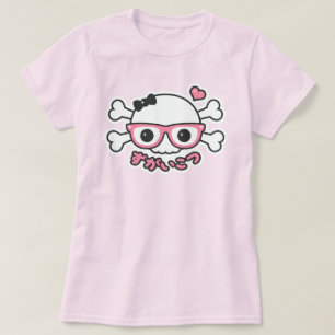 Creepy Schattigee schedel en kruisbeenderen met Ne T-shirt
