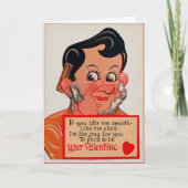  Creepy Shave Valentijnsdag Kaart (Voorkant)