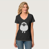Creepy Sheep Morning Group Sheep T-shirt (Voorkant volledig)