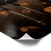 Creepy Skelet Familie Happy Halloween Perfect Poster (Hoek)