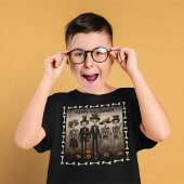 Creepy Skelet Familie Happy Halloween T-shirt