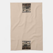 Creepy Skelet Familie Happy Halloween Theedoek (Verticaal)