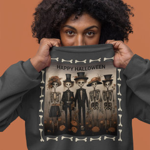 Creepy Skelet Familie Happy Halloween Trui