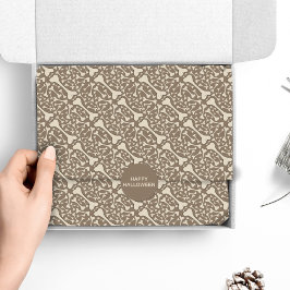 Creepy Skeleton Botten Happy Halloween Tissuepapier