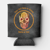 Creepy Skeleton Face gepersonaliseerd Blikjeskoeler (Voorkant)