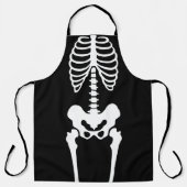 Creepy Skeleton Halloween Schort (Voorkant)