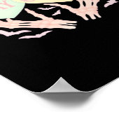 Creepy - Skeleton Hand die harten zoet en zo vasth Poster (Hoek)