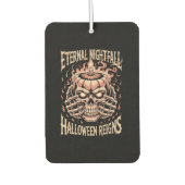 Creepy Skeleton Hands Pumpkin Skull Luchtverfrisser (Voorkant)