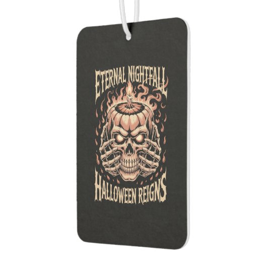 Creepy Skeleton Hands Pumpkin Skull Luchtverfrisser (Links)