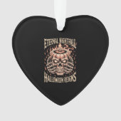 Creepy Skeleton Hands Pumpkin Skull Ornament (voorkant)